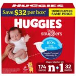 Huggies Little Snugglers Baby Diapers, Sizes Newborn-2