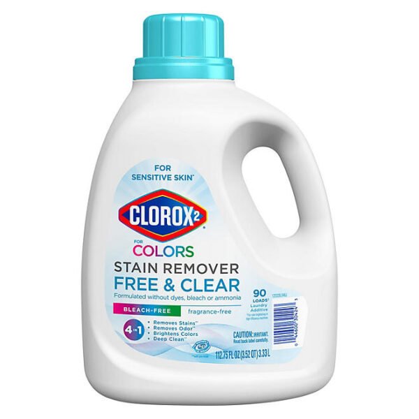 Clorox 2 for Colors Free & Clear Stain Remover, 90 loads, 112 fl. oz. - Image 4