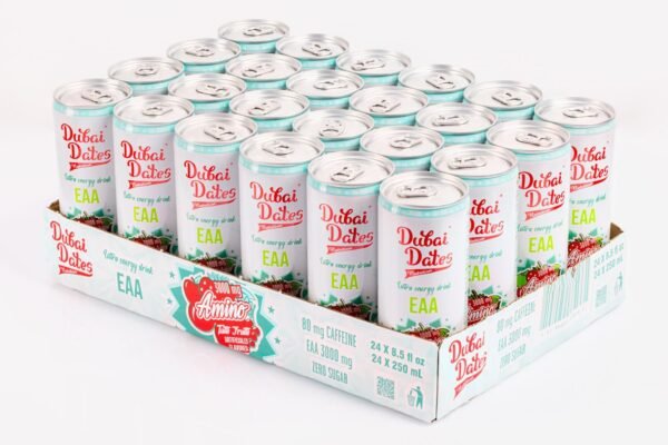 Dubai Dates Ultra Energy Drink EAA (24 Ct in a Pack) - Image 2